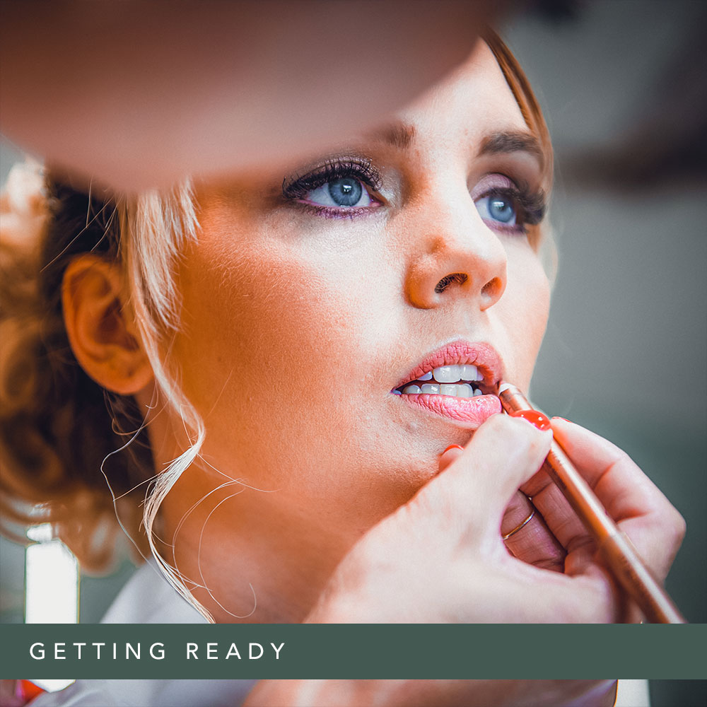 Getting ready on your wedding day