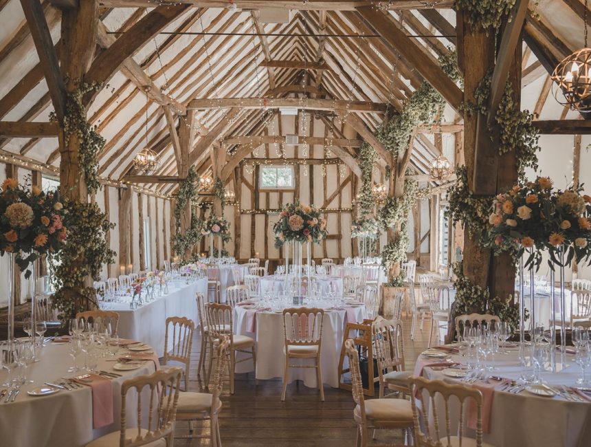 Winters Barns wedding venue kent