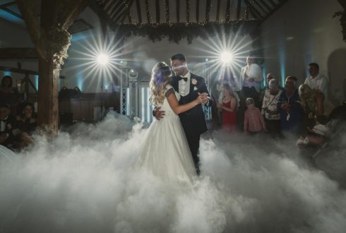 Wedding reception photos at Winters barns